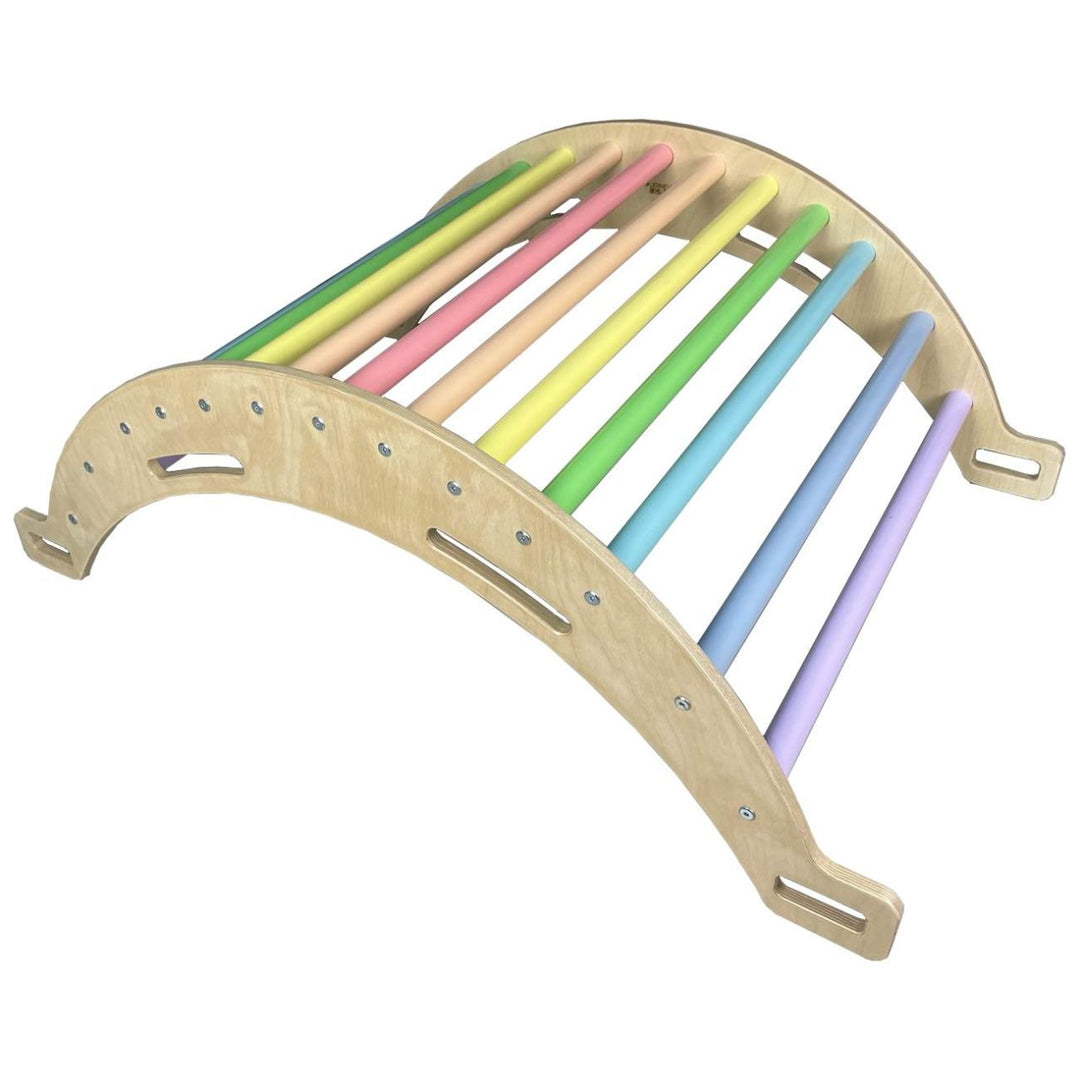 Pikler Inspired Junior Arch Pastel Rainbow