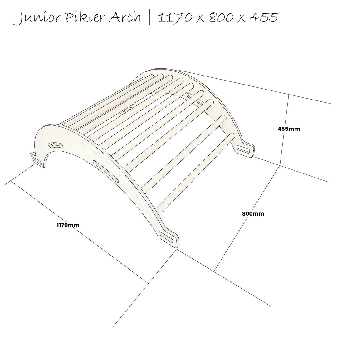 Pikler junior size arch schematic