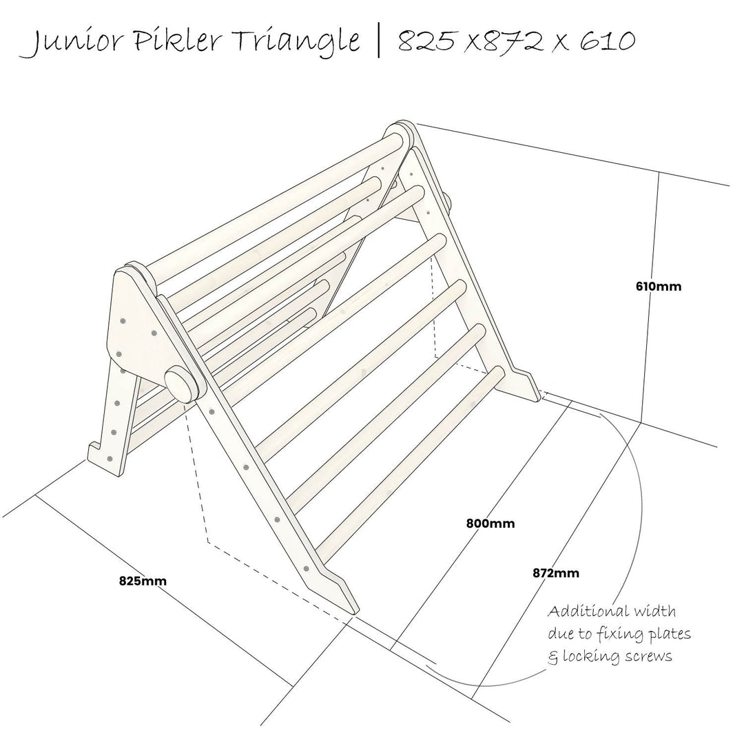 Pikler Inspired Junior Triangle Natural