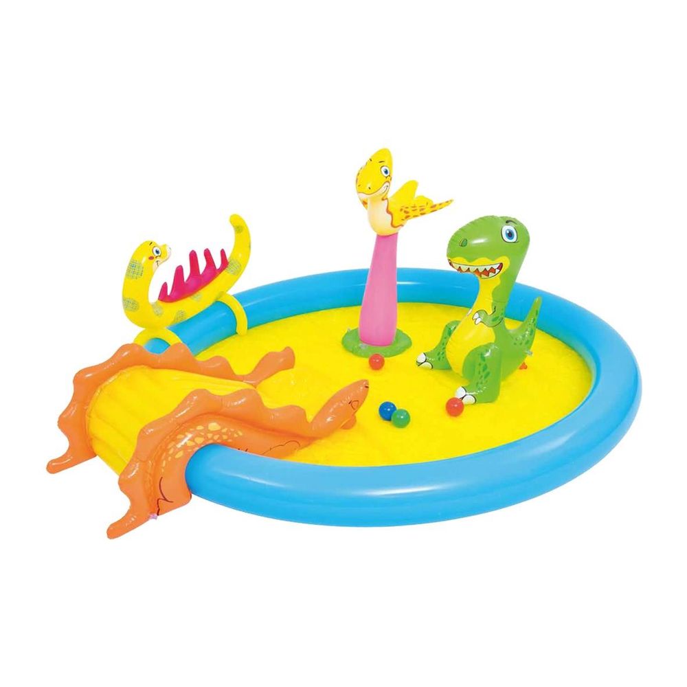Kids Pool | Dinosaur Design | 2m | Water Spray | Sun Club