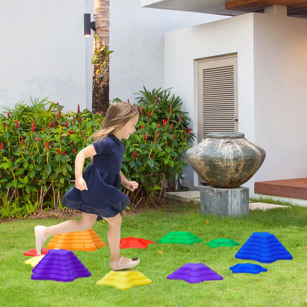 11 Kids Star Stepping River Stones for Balance