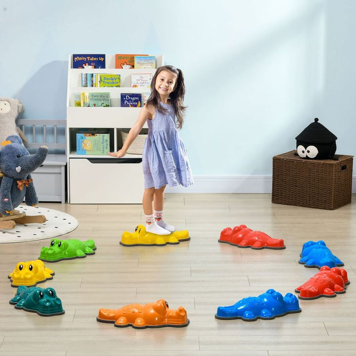 9 Kids Crocodile Stepping River Stones
