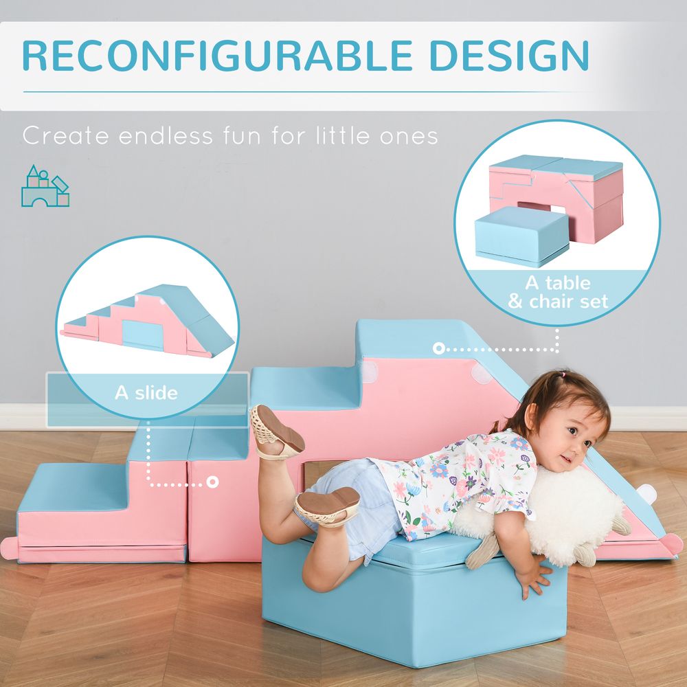 2 Piece Foam Soft Play Set for Toddlers